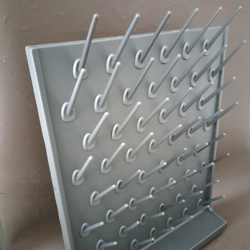 Jual Rak Pengering Alat Laboratorium Drying Rack 52 Pegs Lab | Shopee ...