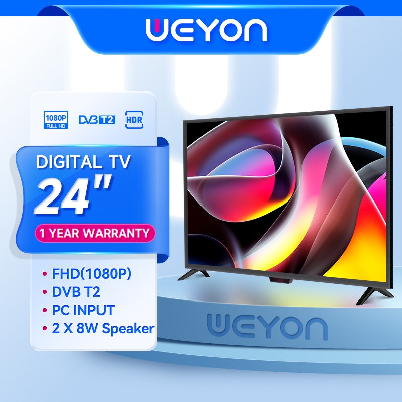 Jual Weyon TV Digital 24 Inch Televisi LED 24/25 Digital TV LED FULL HD ...