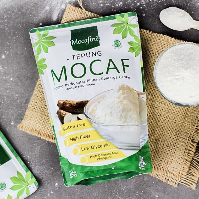 Jual Mocafine | TEPUNG MOCAF - 500gr | GLUTEN FREE mokaf | Shopee Indonesia