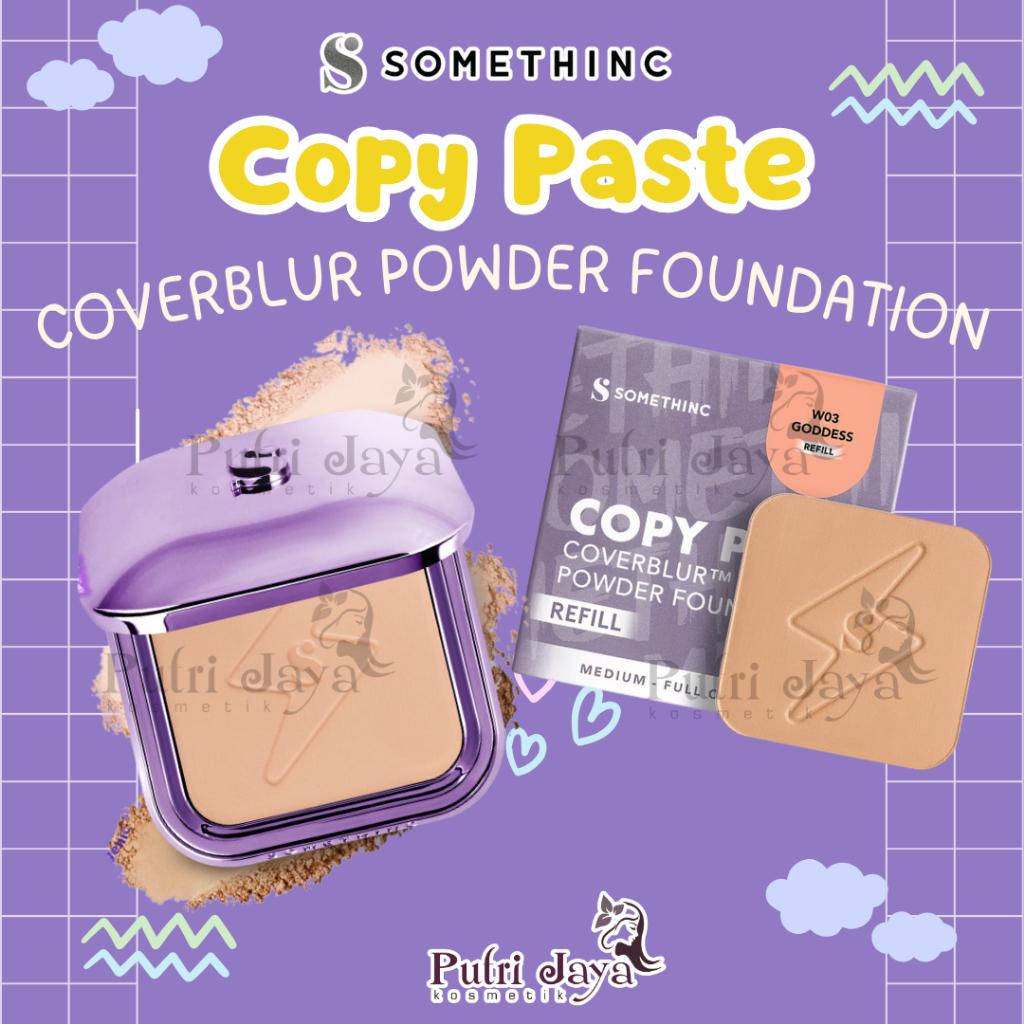 Jual SOMETHINC Copy Paste Cover Blur Powder Foundation | Bedak Padat ...