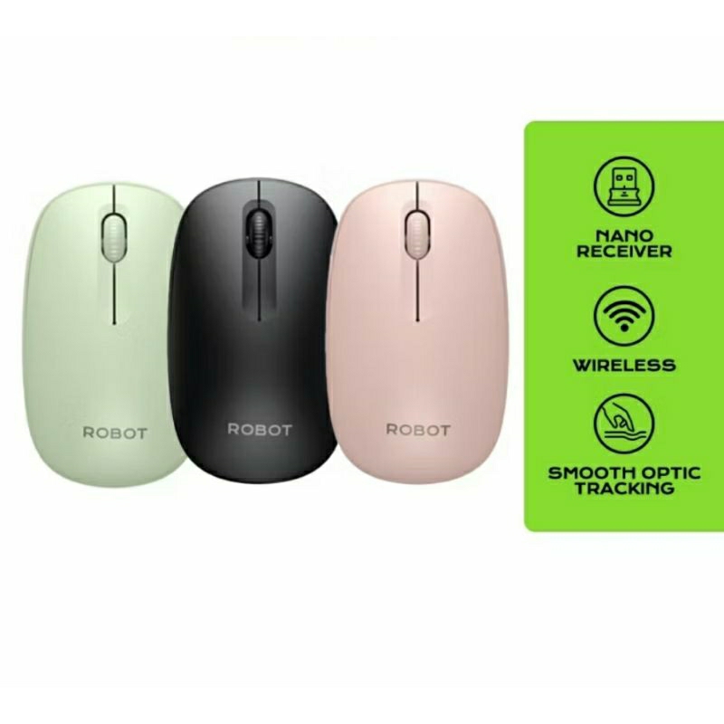 Jual MOUSE WIRELESS ORGINAL ROBOT | Shopee Indonesia