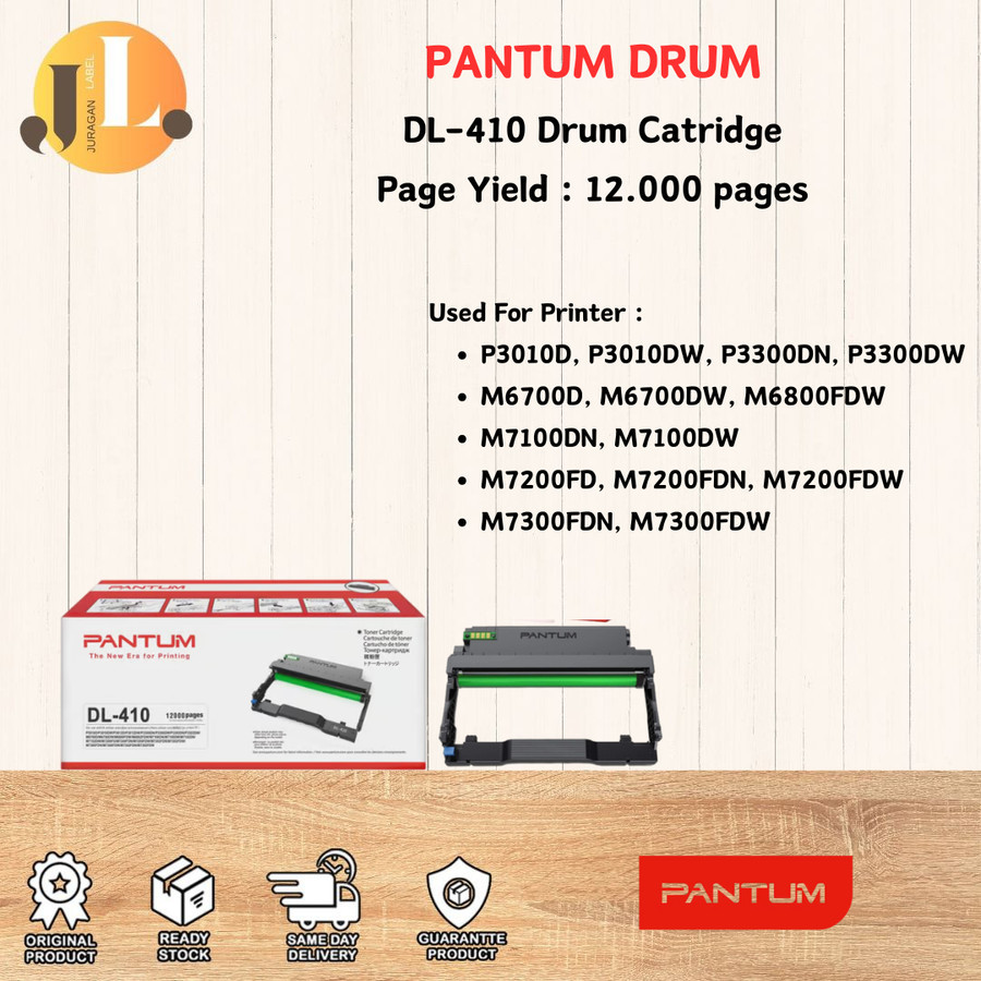 Tamburo Pantum DL-410 Per Stampanti - Compatibile Con Modelli P3010DW, M6800FDW, Ecc. - Foto 10