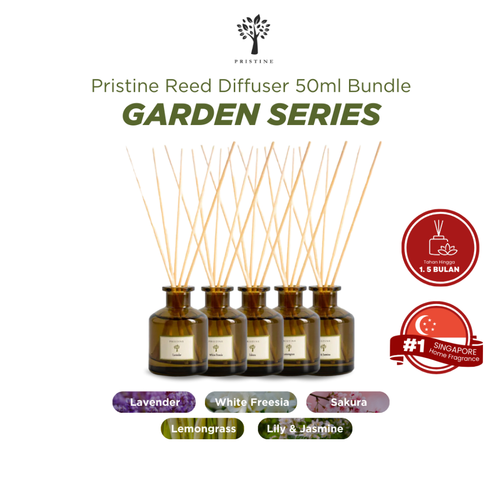 Jual Pristine Reed Diffuser Garden Bundle 50ml - Aromaterapi Ruangan ...