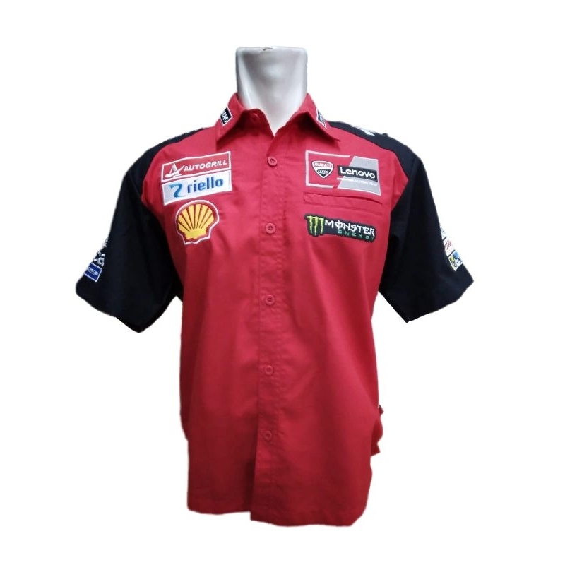 Jual Kemeja Ducati Lenovo Team MotoGP - Corse - Full Bordir - Diadora ...