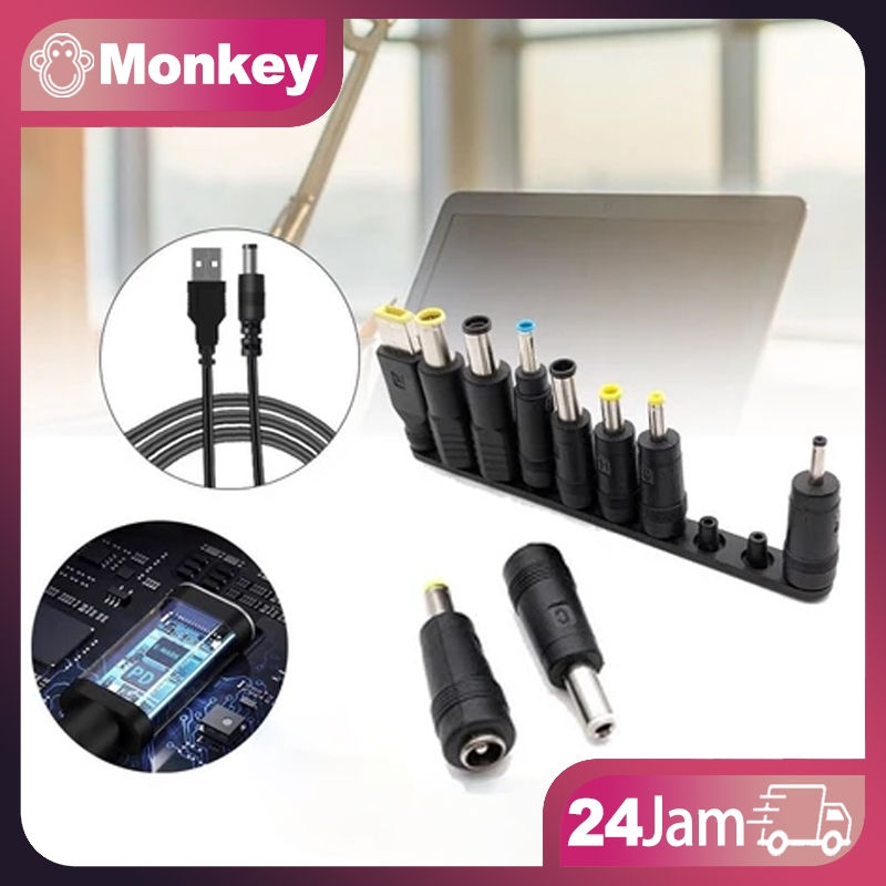 Jual Jack charger laptop/10 in 1/universal jack laptop adaptor ...