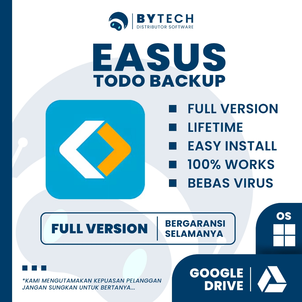 Jual EaseUS TODO Backup Pro Full Version | Windows | Shopee Indonesia