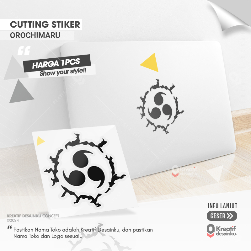 Jual Cutting Stiker Orochimaru Sasuke Variasi Motor Mobil Sticker ...
