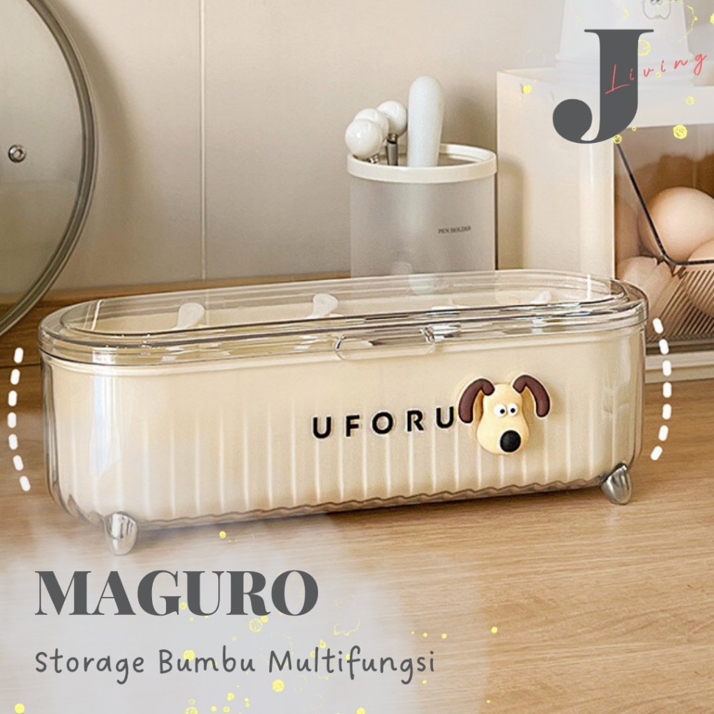Jual J LIVING - MAGURO Container Gula Garam Serbaguna Toples Bumbu ...