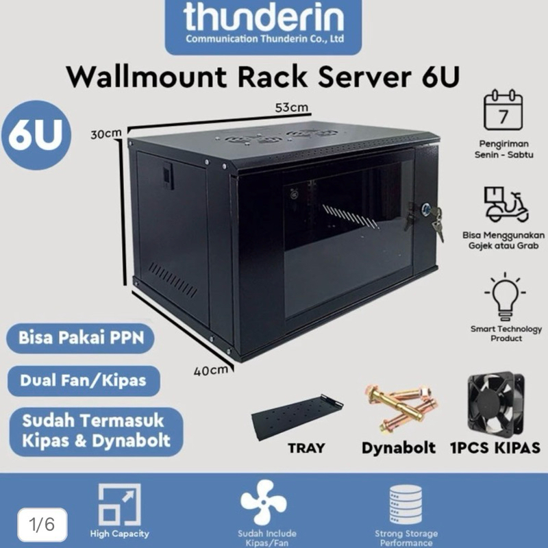 Jual Wallmount Rack Server 6U | Shopee Indonesia