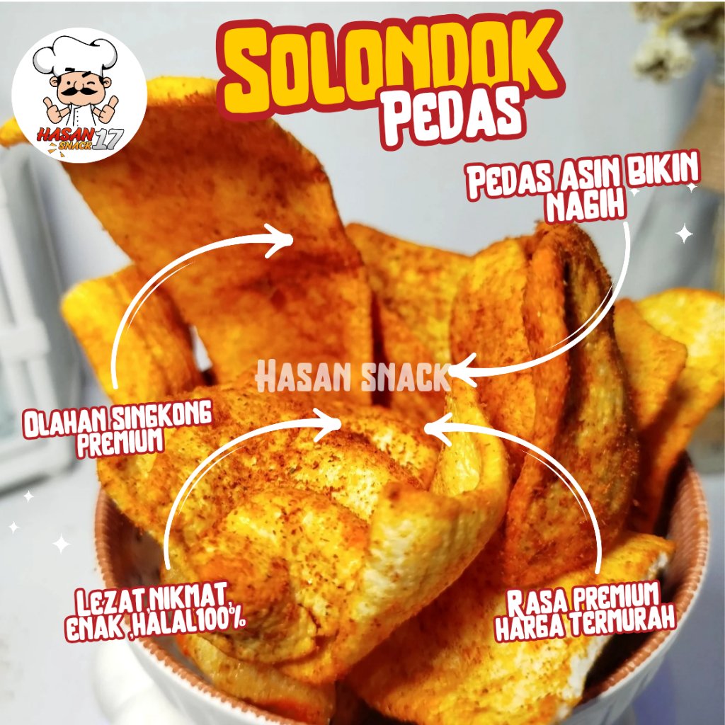 Jual 500 GR SOLONDOK PEDES & ASIN AM / GRATIS ONGKIR BISA COD/ SUPER ...