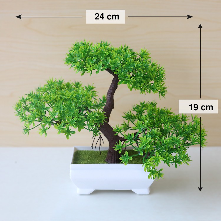 Tanaman Artificial Dekorasi Rumah Bonsai Bunga Plastik Sakura Murah