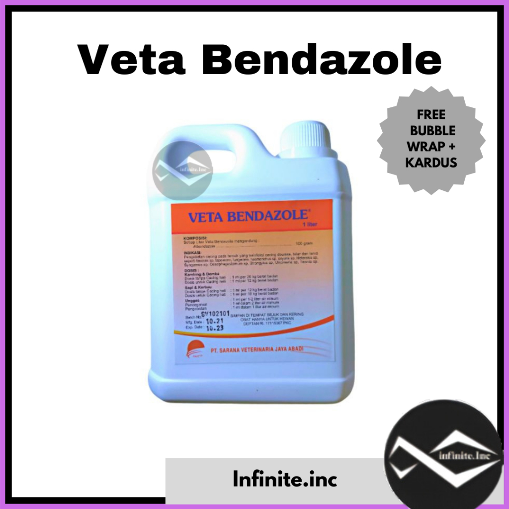 Jual VETA BENDAZOLE 1 LITER - OBAT CACING TERNAK | Shopee Indonesia