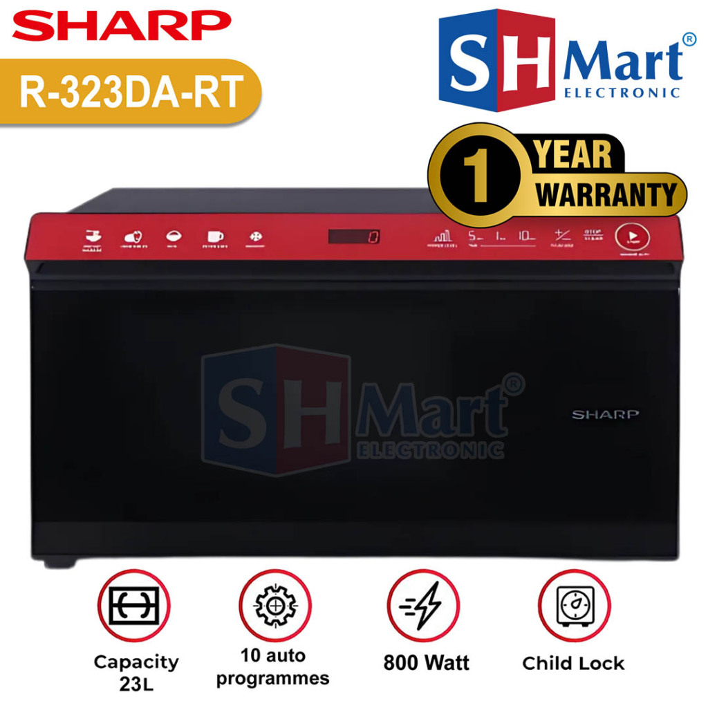 Jual MICROWAVE SHARP SOLO 23 LITER R323DART 850 WATT DIGITAL PANEL ...