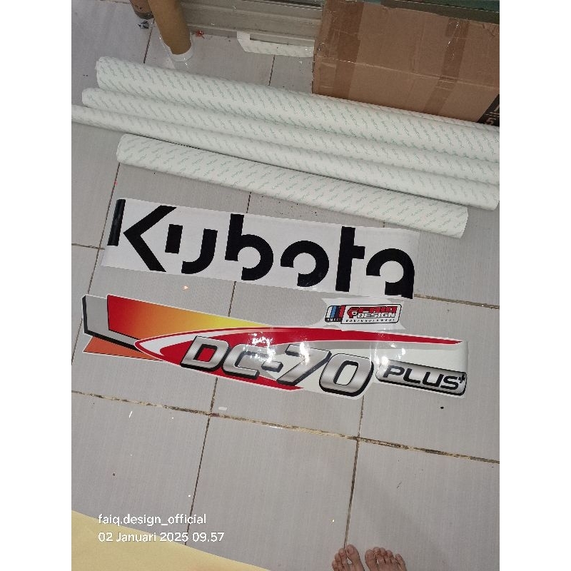 Jual STIKER DC70 PLUS SEBELAH KIRI SESUAI GAMBAR PLUS ANTI GORES ...