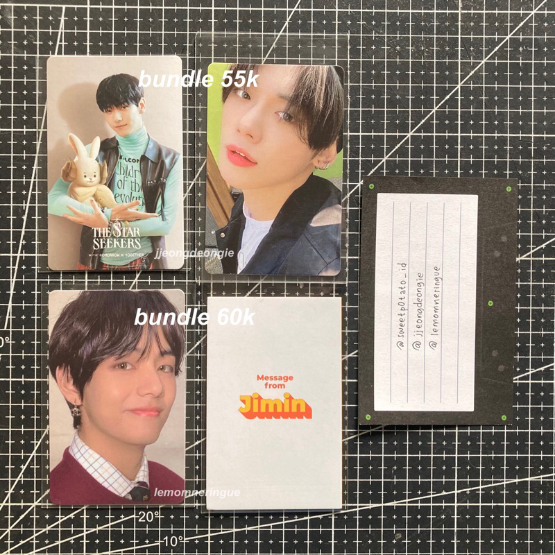 Jual BTS Taehyung MOTS 7 Ver 4 + Message Card Butter Jimin, TXT Yeonjun ...