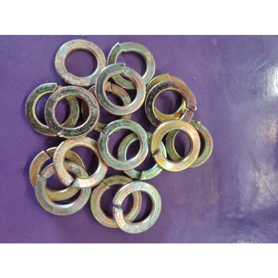 Jual Ring Per M14 / Spring Washer Kuning / (Per 20 Pcs) | Shopee Indonesia