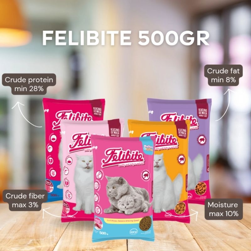 Jual Felibite Adult freshpack 500gr | pakan kucing | Shopee Indonesia
