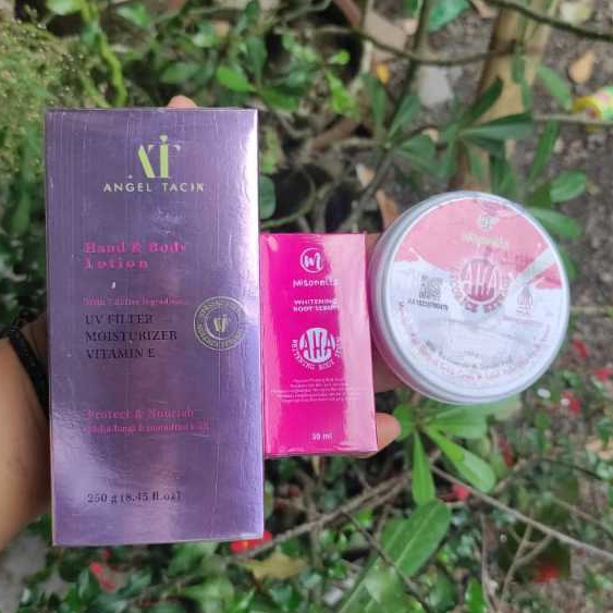 Jual paket bundling angel tacik body lotion plus aha bleaching ...