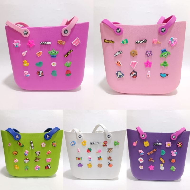 Jual Tas Crocs Totebag & Handbag / Tas Crocs Jumbo Include Jibitz ...