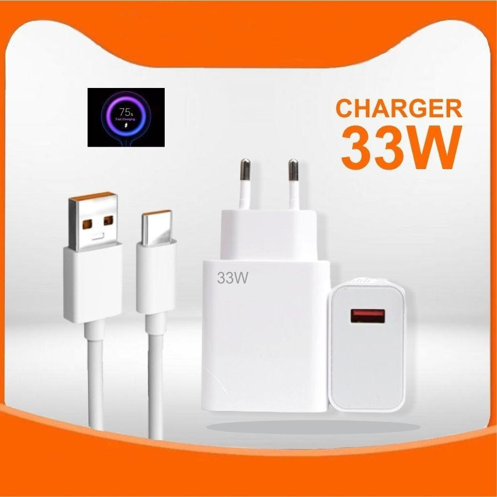 Jual Charger for Xiaomi Fast Charging 33W Batok X16 USB Micro & Type C ...