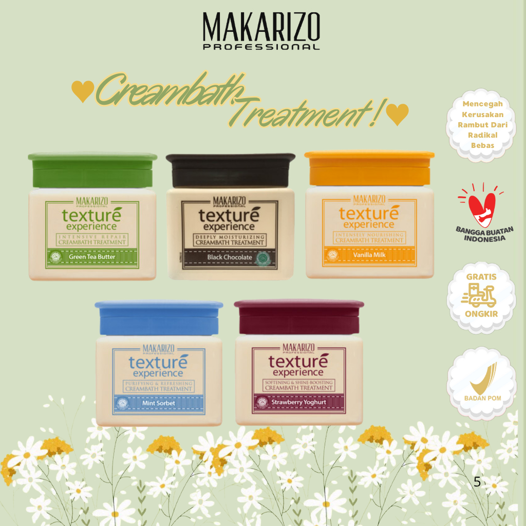 Jual MAKARIZO Professional Texture Experience Creambath Treatment 500ml ...