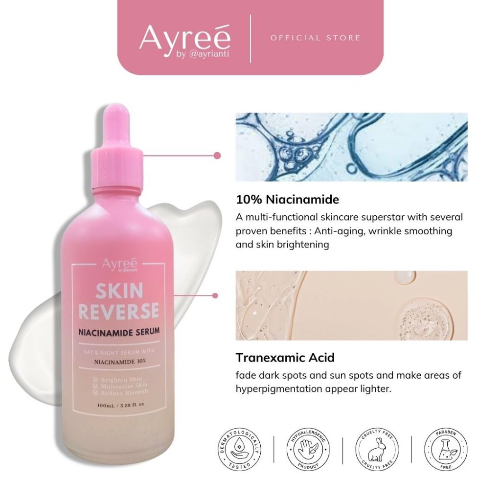 Jual Ayree Skin Reverse Niacinamide Serum 100ml - 10% Niacinamide (Skin ...