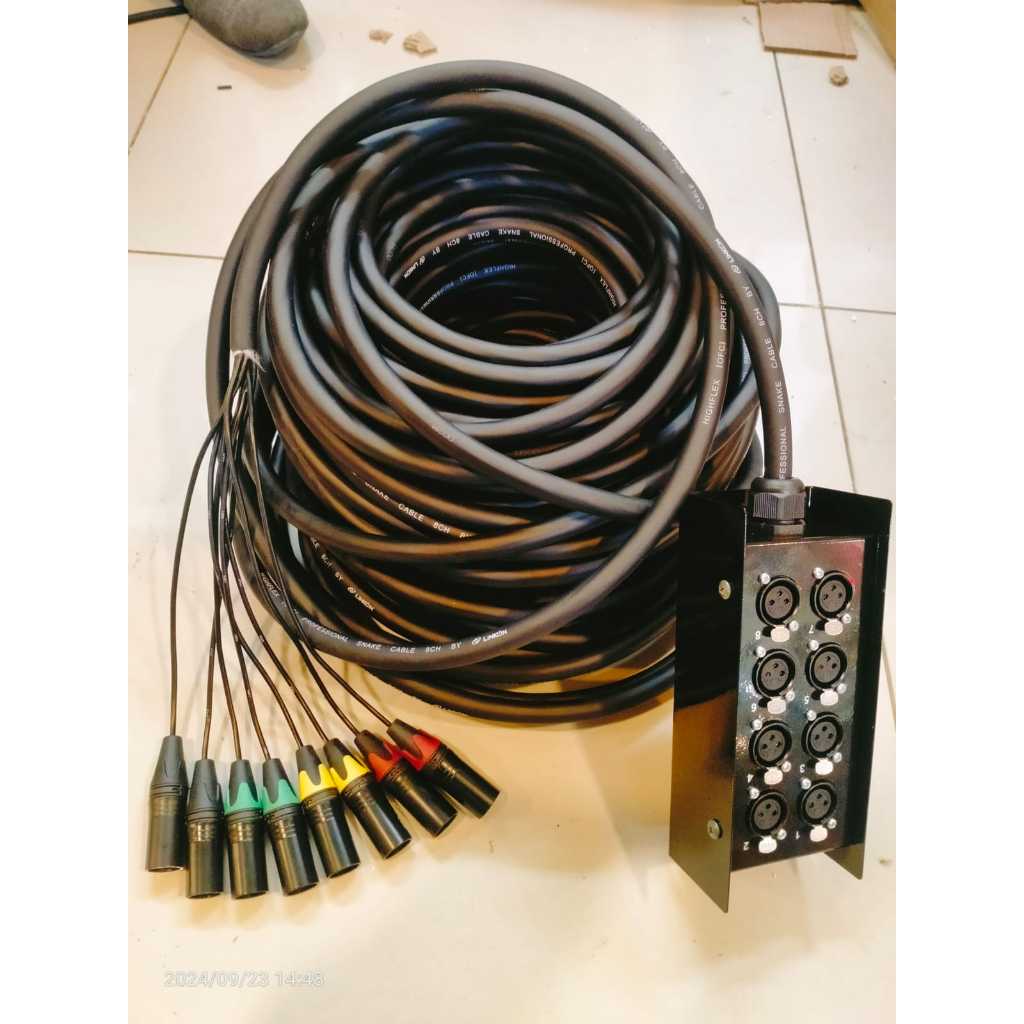Jual kabel snake 8ch isi 8 panjang 50m original | Shopee Indonesia