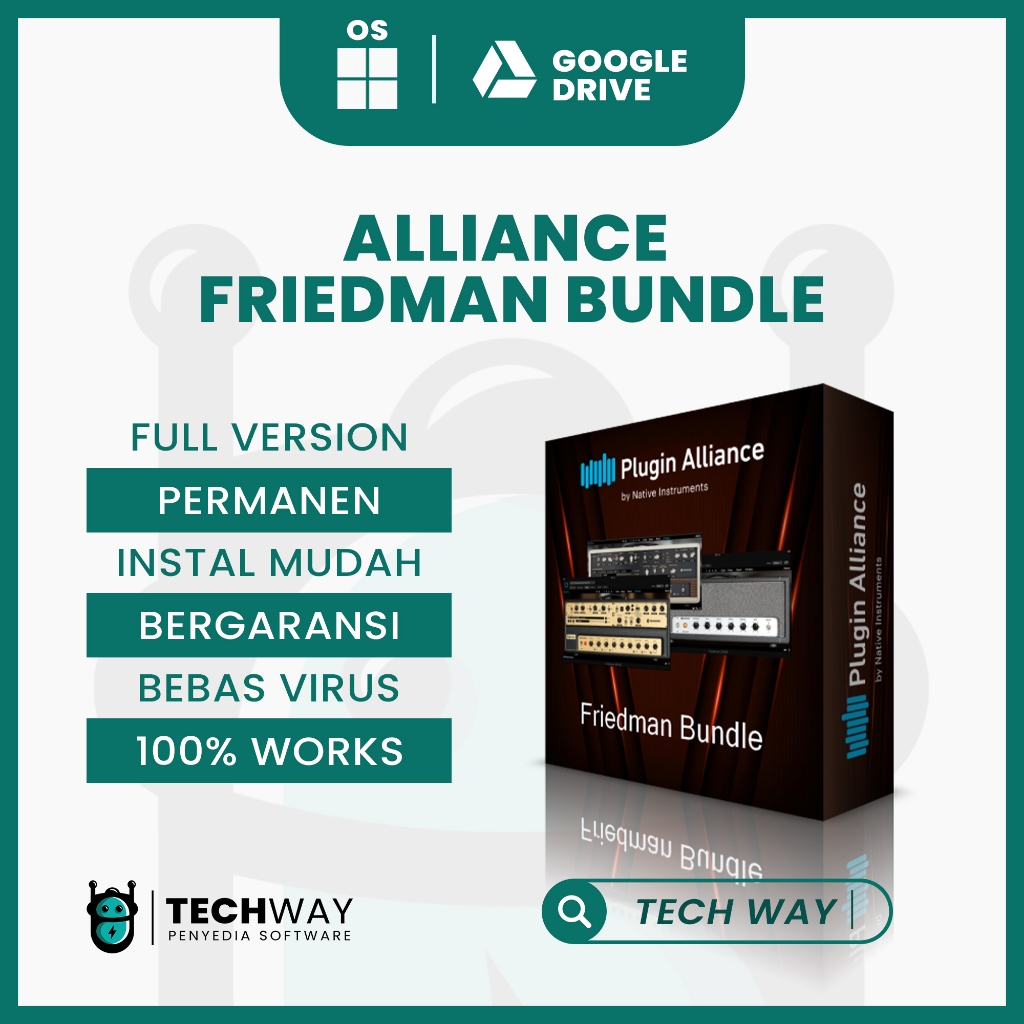 Jual Alliance Friedman Bundle | Windows Audio Plugins VST | Shopee ...
