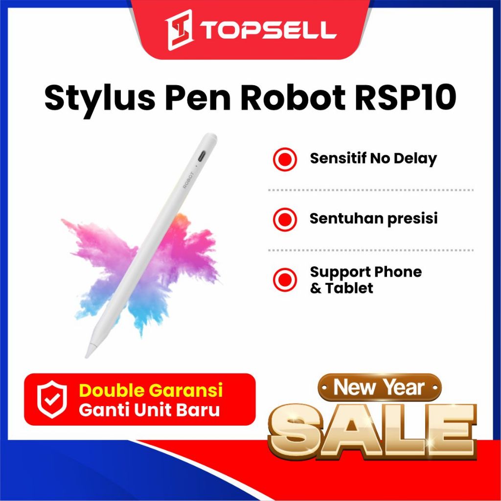 Jual ROBOT RSP10 Stylus Pen Universal Pulpen Layar Sentuh Active ...