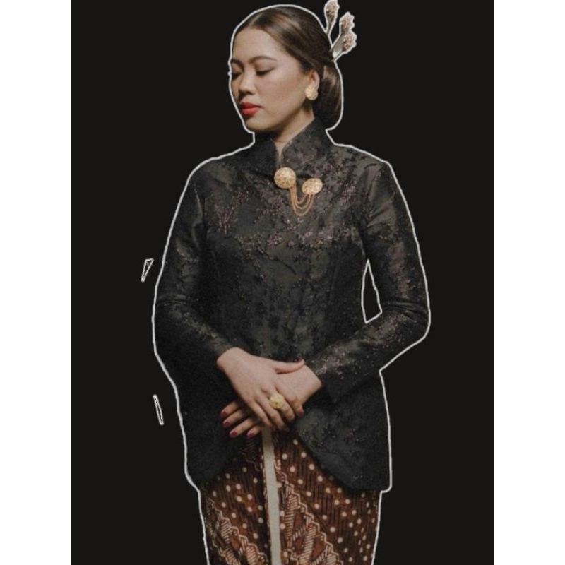 Jual KEBAYA JANGGAN KLASIK/ Kebaya jadul/ kebaya janggan/ kebaya hitam