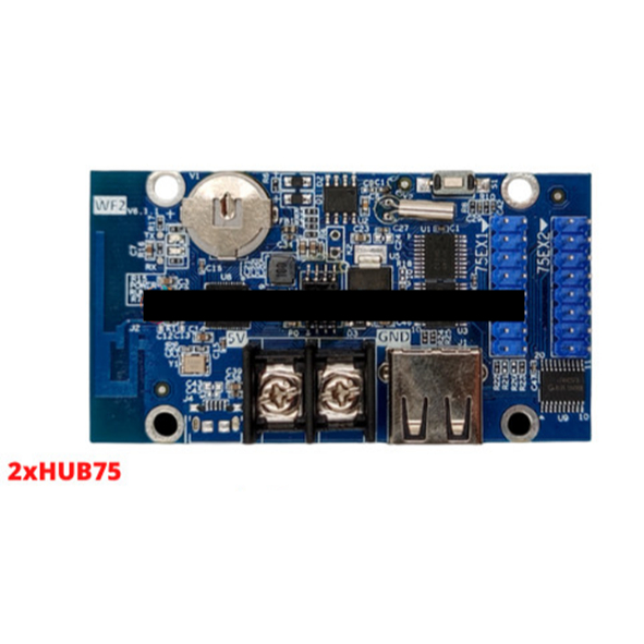 Jual Controller Huidu HD-WF2 Wifi RGB Full Color Running Text Panel ...
