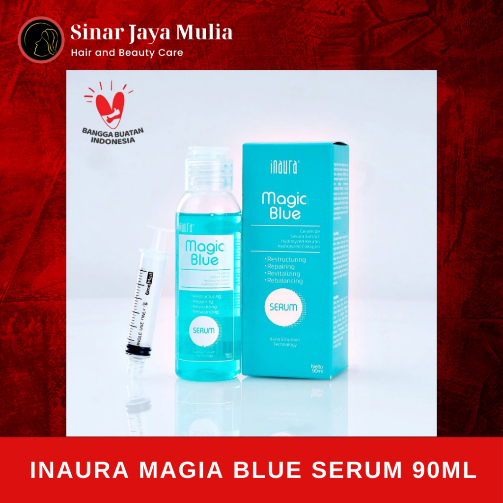 Jual Inaura Magia Blue Serum 90ml - Pre Treatment Sebelum Warna Rambut ...