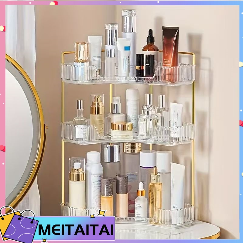 Jual Rak Organizer Stabilitas Tinggi / Rak Penyimpanan Sudut Kamar ...