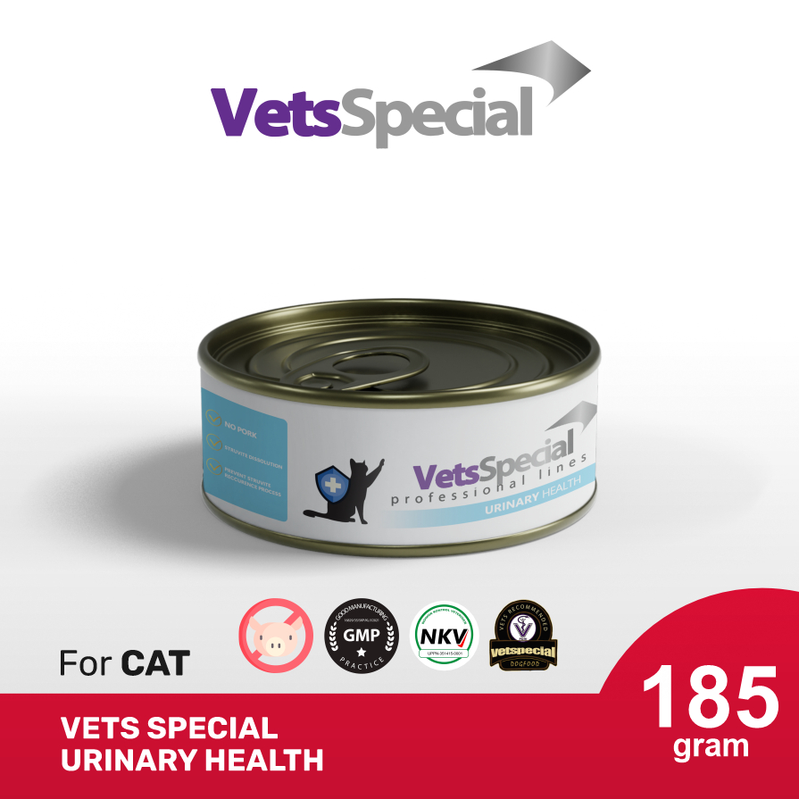 Jual Vets Special Urinary Health Cat 185g - Makanan Basah Kucing untuk ...
