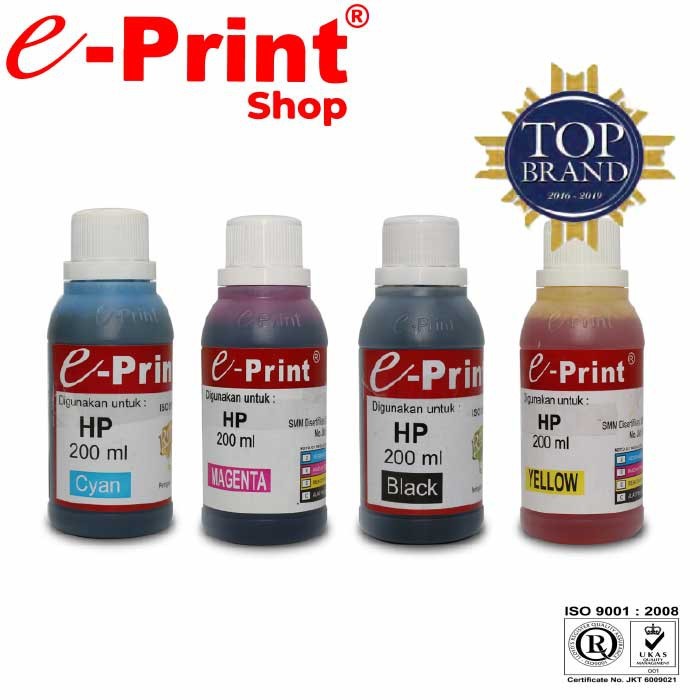 Jual Tinta Printer / Refill Ink Jet HP 200ml by EPRINT | Shopee Indonesia