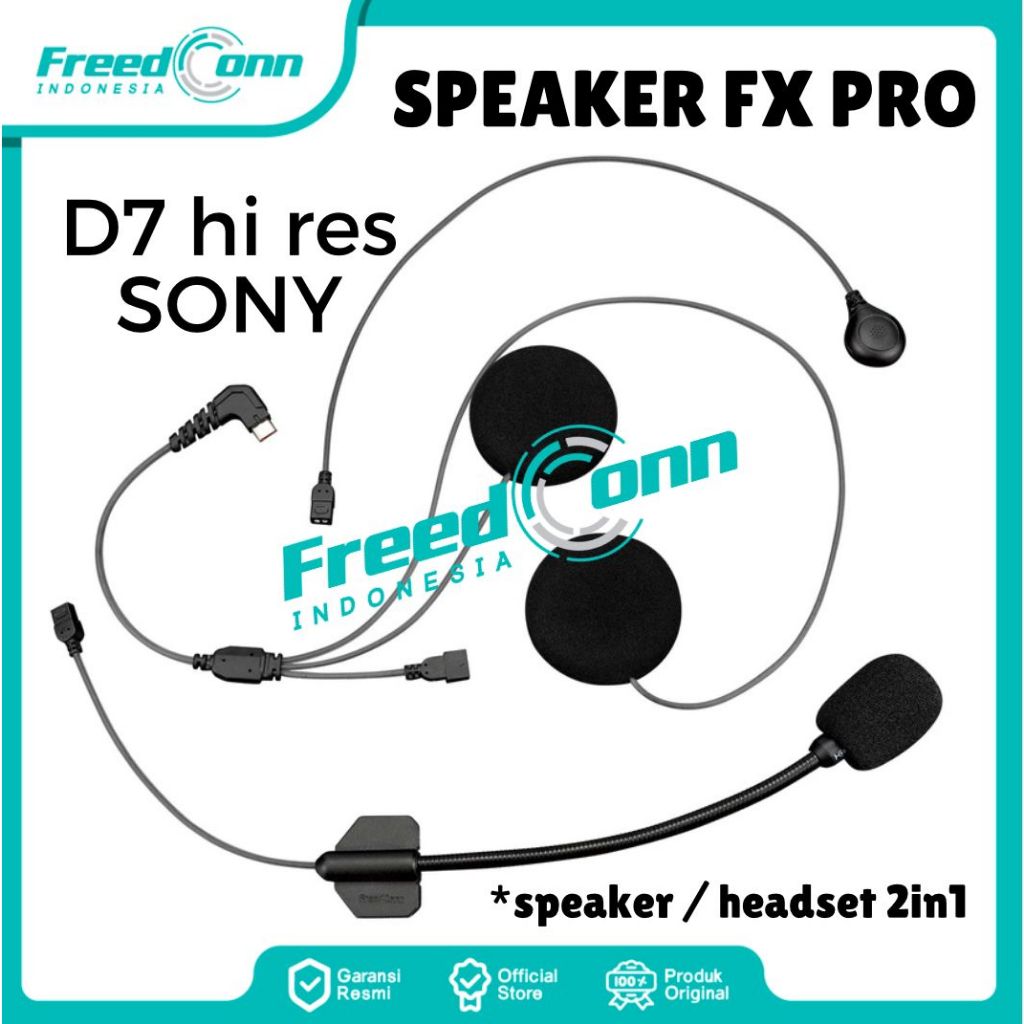 Jual SPEAKER INTERCOM FREEDCONN FX PRO D7 HI RES SPEAKER D7 HIRES ...