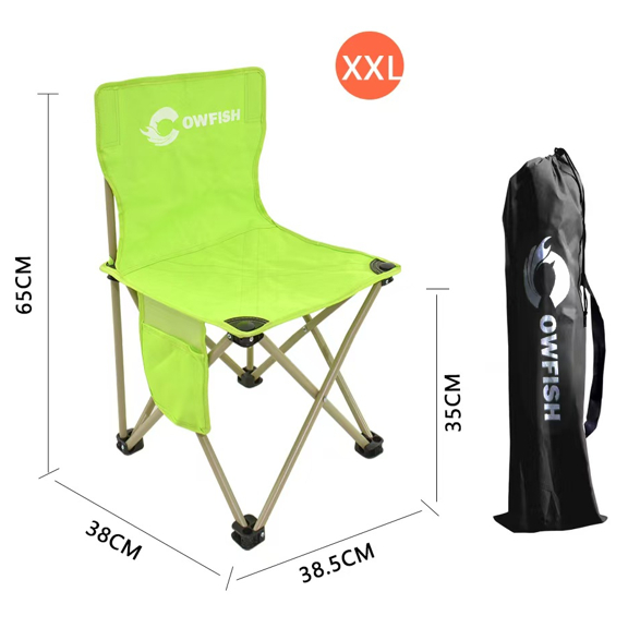 COWFISH - KURSI LIPAT OUTDOOR PORTABLE KURSI CAMPING GUNUNG KEMAH MUDAH FOLDING BANGKU