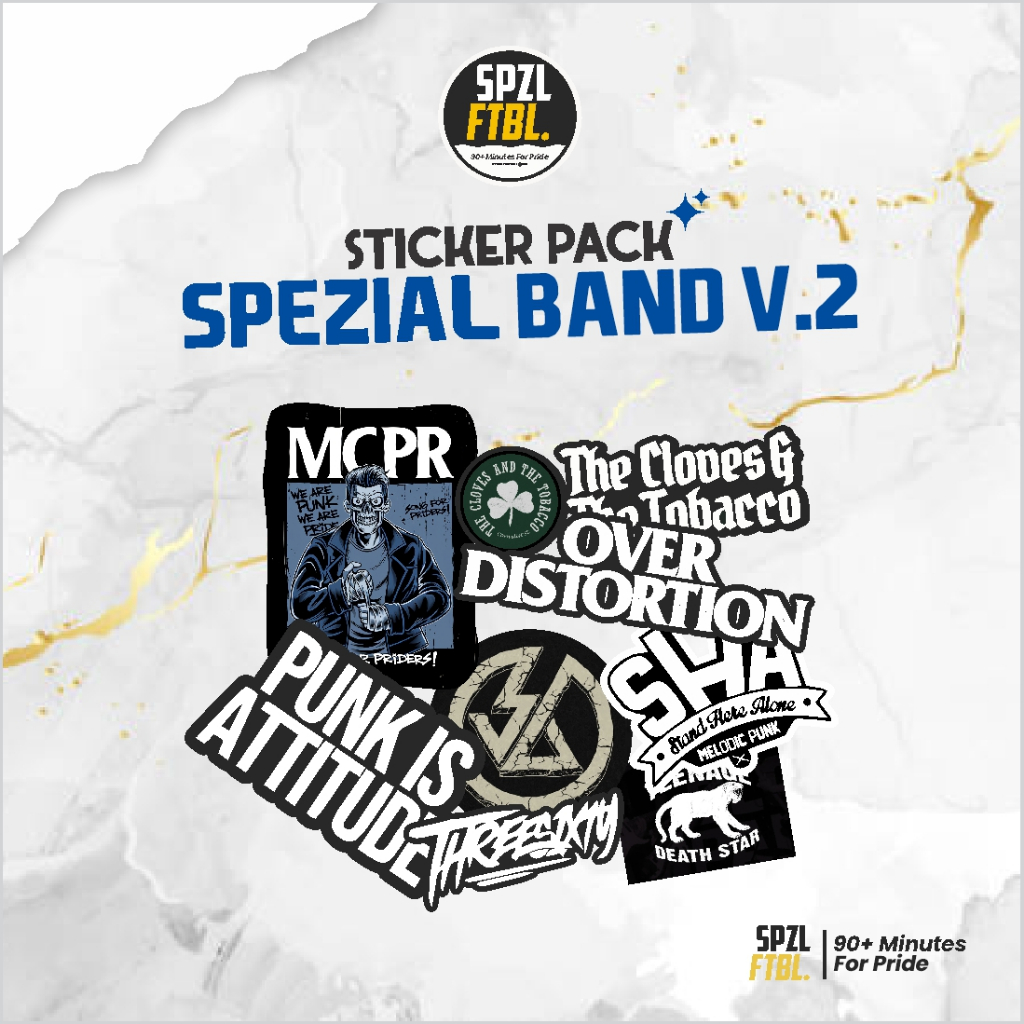 Jual Sticker Pack Spezial Band V.2 SPEZIAL FOOTBALL - STIKER BAND LOKAL ...
