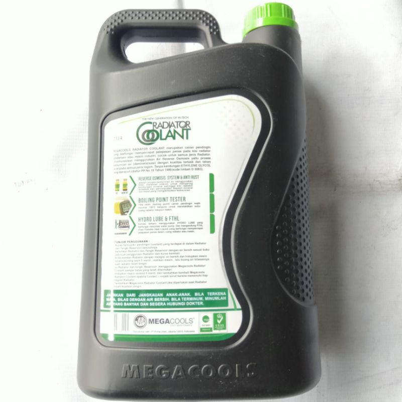 Jual Air Radiator / Radiator Coolant Megacool Galon 5 lt Warna Hijau ...