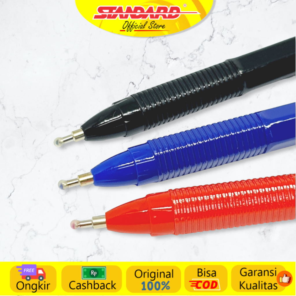 Standard -  Pulpen AE7 Alfatip 0.5 ( Alat Tulis / Pen / Ballpoint / Pena ) (2)