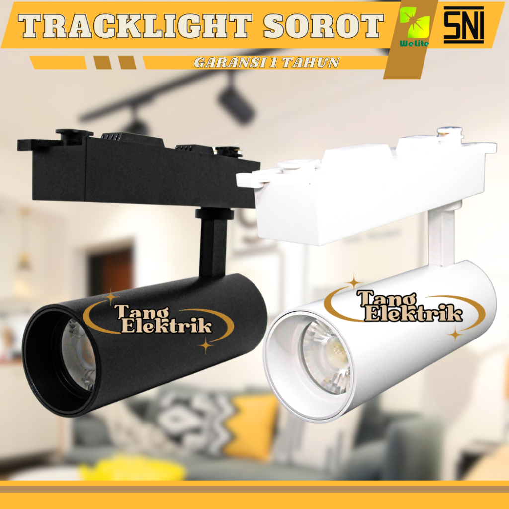 Jual Lampu Rel Track LED Lampu Sorot Tracklight Rell Spotlight 12W 25W ...