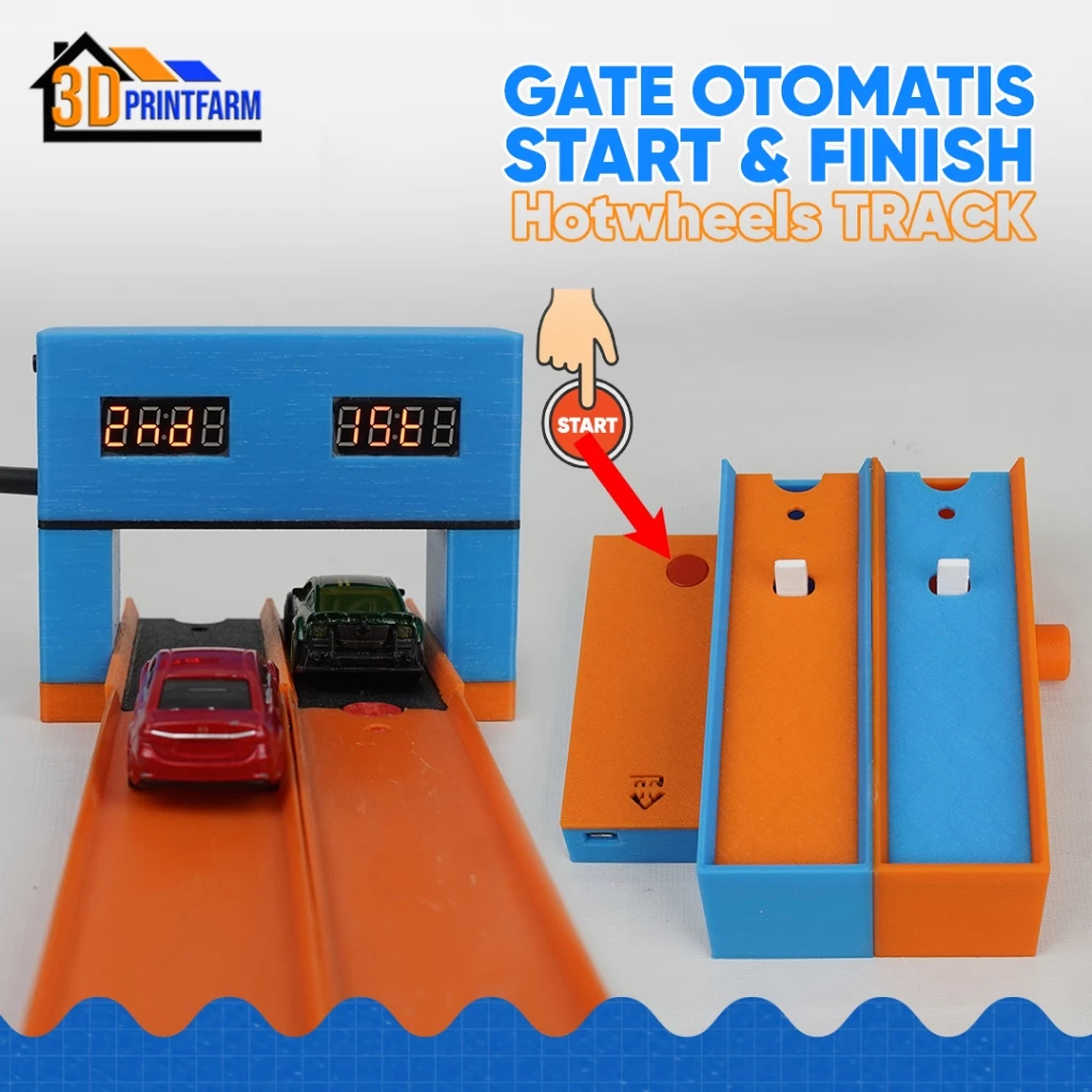 Jual CUSTOM Order Otomatis Start Finish Gate Hotwheels Track Pintu ...