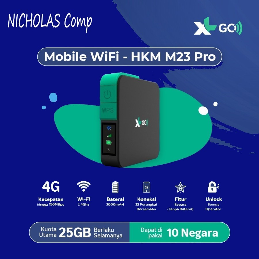 Jual Huawei Modem Mifi HKM-M23 Pro XL - Modem Unlock Operator Gratis XL ...