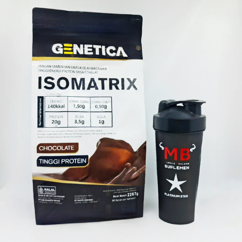 Jual Isomatrix Genetica 5 lbs Whey Protein Isolate Iso Matrix 5lbs 5lb ...