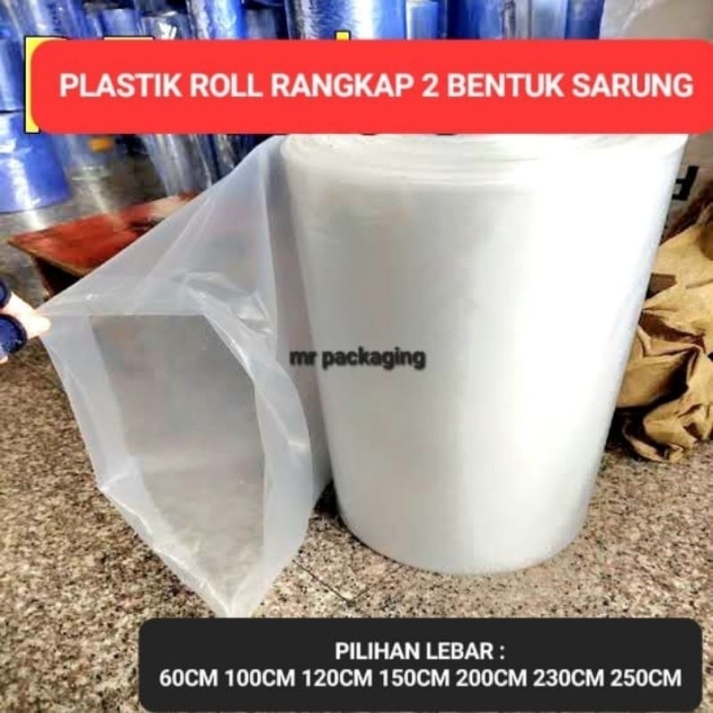 Jual PLASTIK ROLL BENTUK SARUNG TEBAL | PLASTIK ROLL UK TERLENGKAP ...
