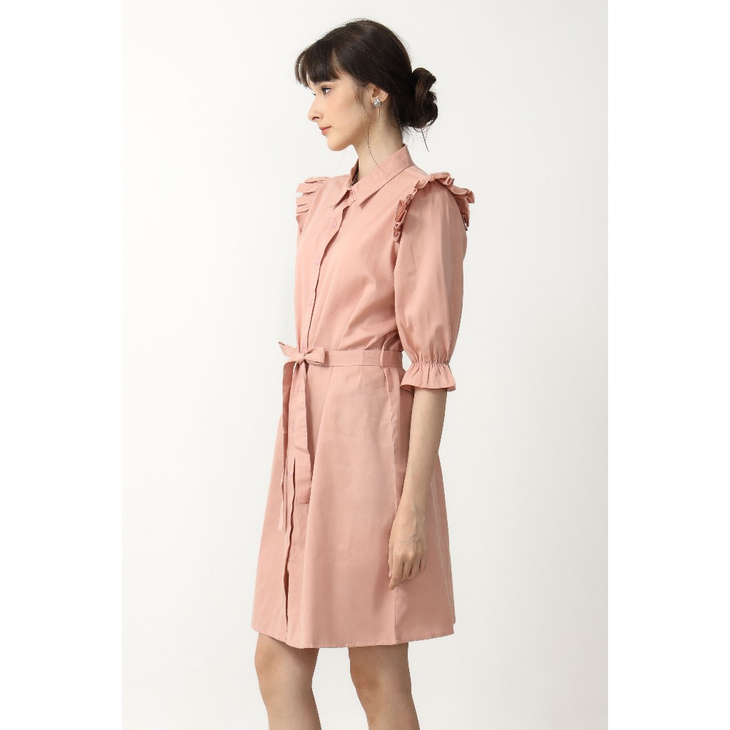 Gaudi PrP. Midi Dress Casual Wanita Qiana Dress