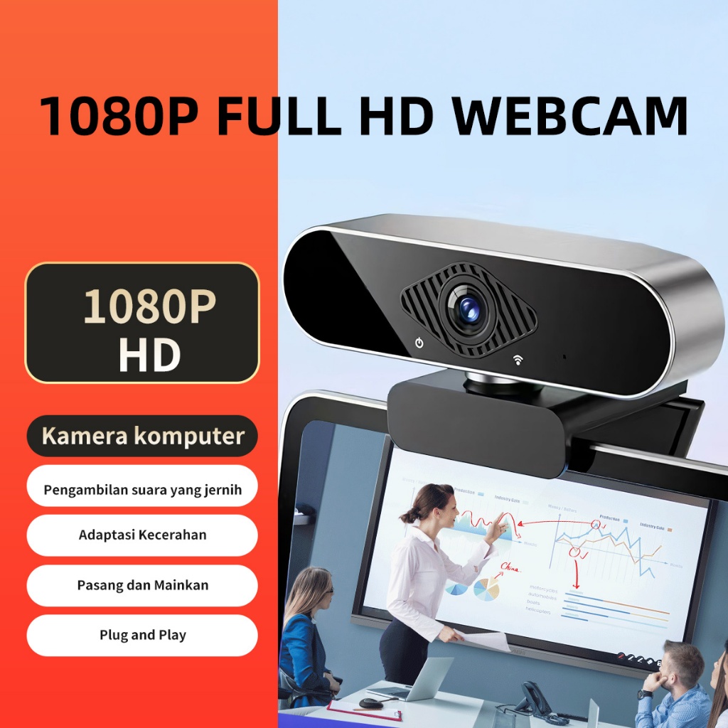 Jual 2025 New(Cash on Delivery) PC 4K Full HD with Microphone, Webcast ...