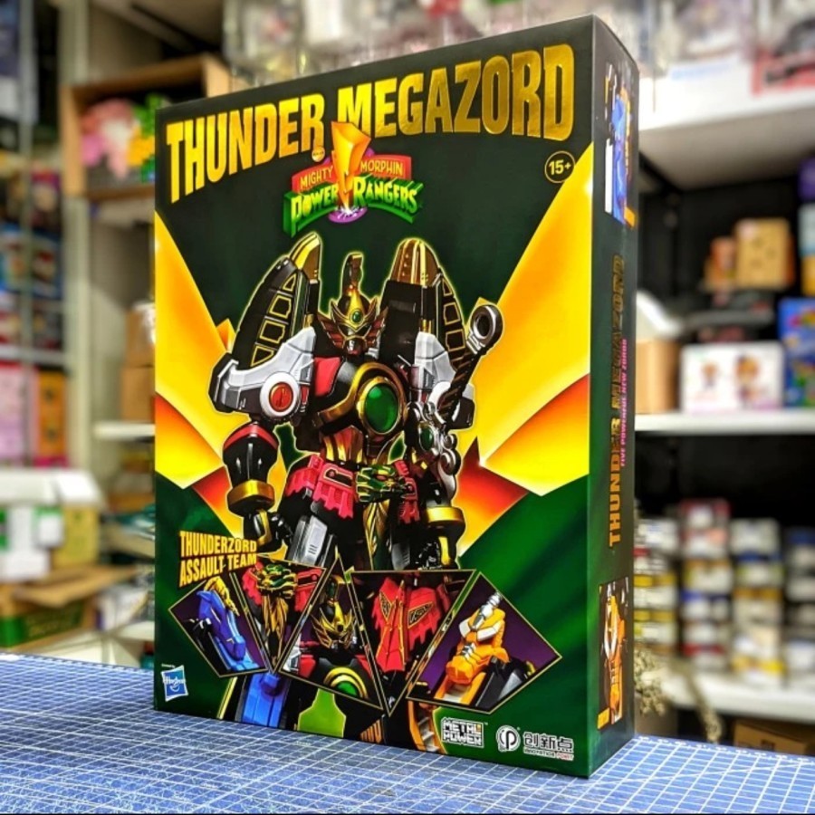 Jual Power Rangers Thunder Megazord Metal Power Hasbro | Shopee Indonesia