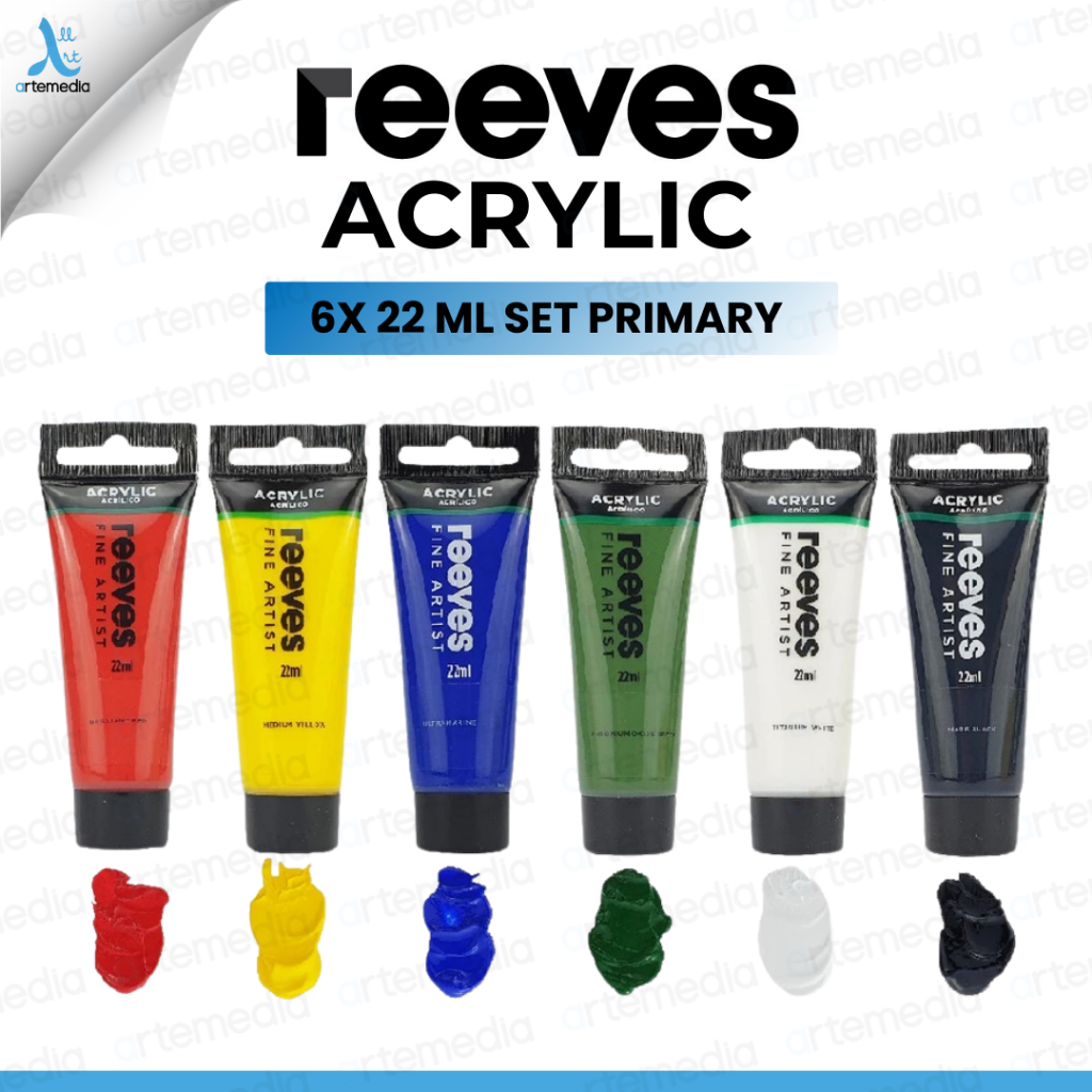 Jual Reevs Acrylic Set Primary 6X22ML | Shopee Indonesia