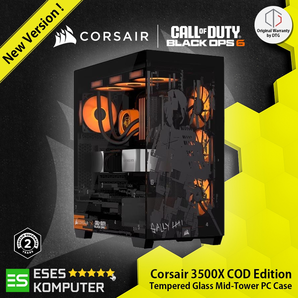 Jual Case Corsair 3500X Call Of Duty COD Edition Mid-Tower PC Casing ...